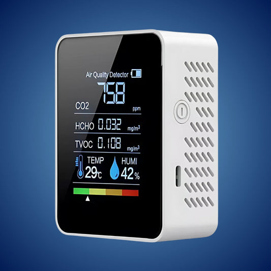 Luftkvalitetsmåler med CO2 Alarm – Din Indendørs Beskytter