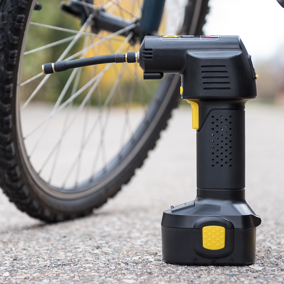 Trådløs Luftkompressor med Genopladelig Batteri – Let og Praktisk
