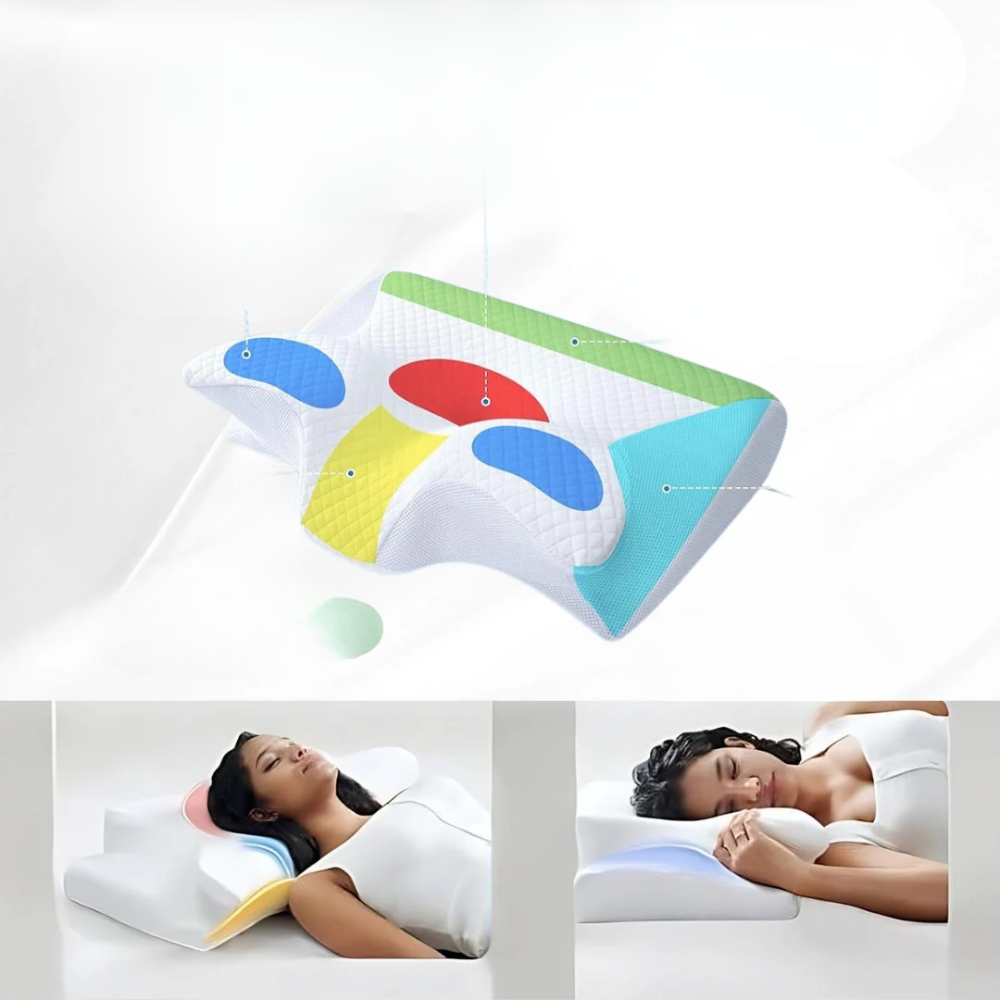 Ergonomisk Nakkepude mod Smerter - Optimal Støtte