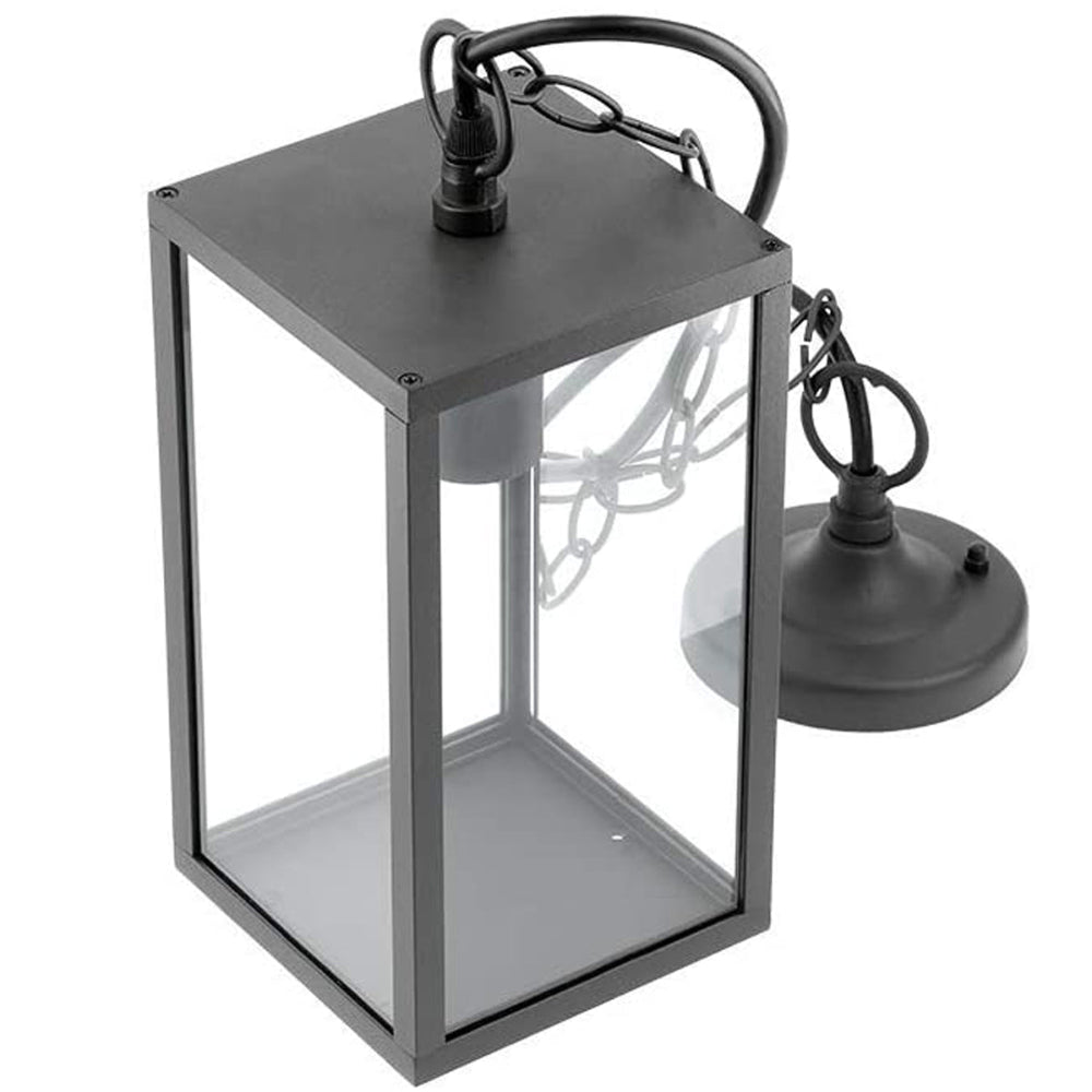 Svart aluminium taklampa i svart