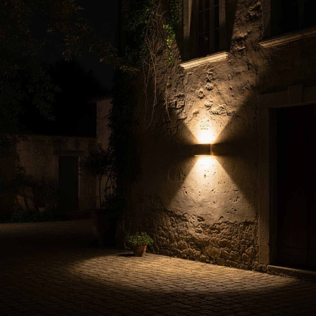 Travertin Væglampe IP65 – Elegant Belysning til Dit Hjem