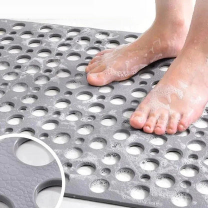 Halkfri Duschmatta med Snabbt Avlopp - Säkerhet i Badet