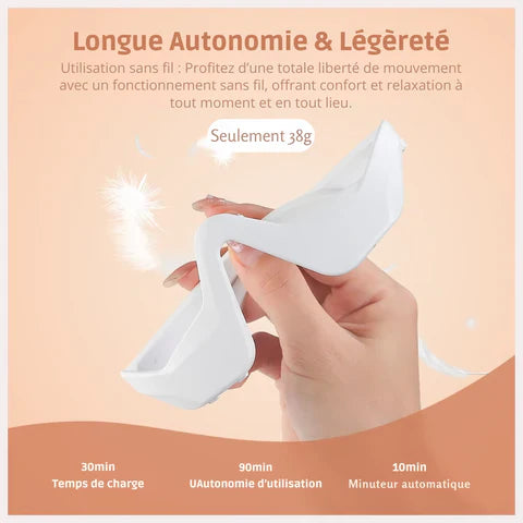 Øjenmassager med EMS & Rødt Lys – Reducer Træthed & Rynker