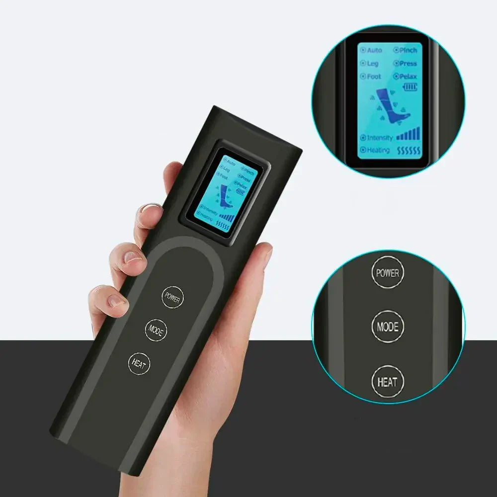 Trådløst Fod- og Benmassageapparat med Varmeterapi