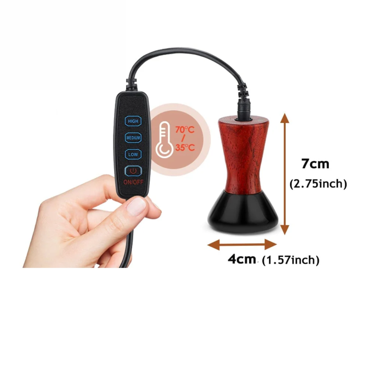 Varmende Elektrisk Gua Sha Ansigtsmassage Enhed