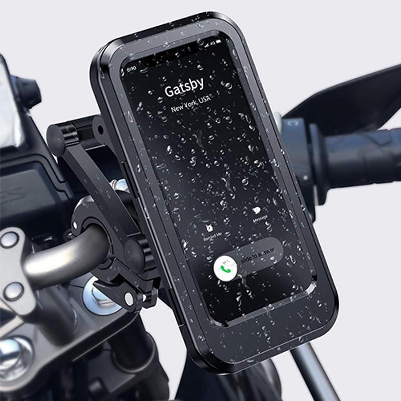 Vattentät cykeltelefonhållare med snabb 15W laddning
