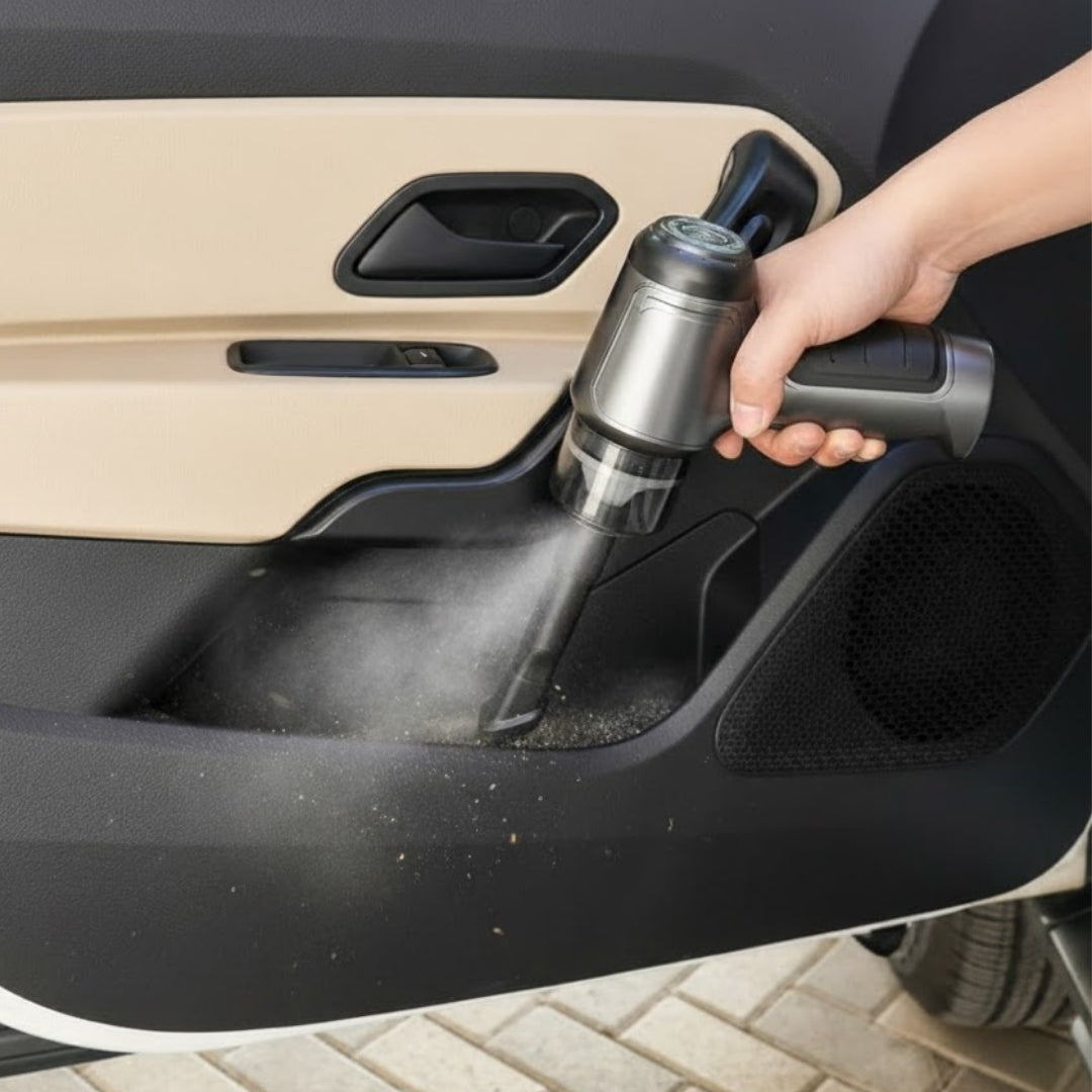 AeroClean | Effektiv Trådløs Støvsuger til Bil med USB-C Opladning