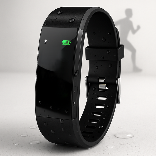 Vandtæt Sportsur med Pulsmonitor og Smartfunktioner