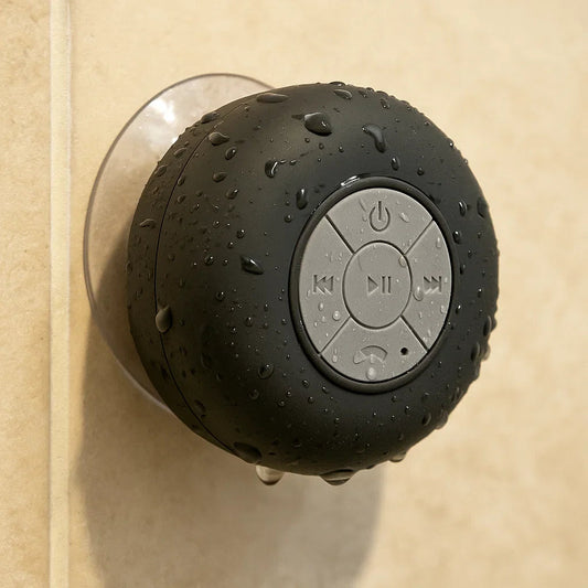 Kompakt Vandtæt Bluetooth Højttaler med Kraftfuld Bas