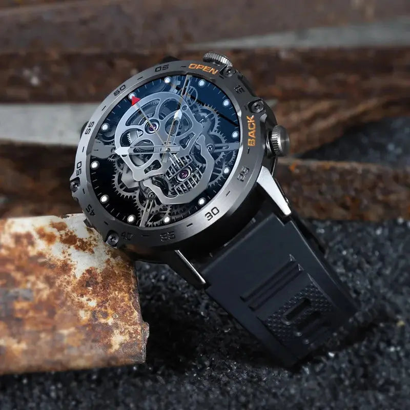 Robust smartwatch med GPS, sundhedsovervågning og Bluetooth-opkald