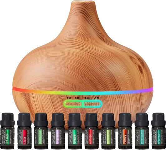 AromaMagi: Ultraljudsdiffuser för Eteriska Oljor med Justerbar Mist