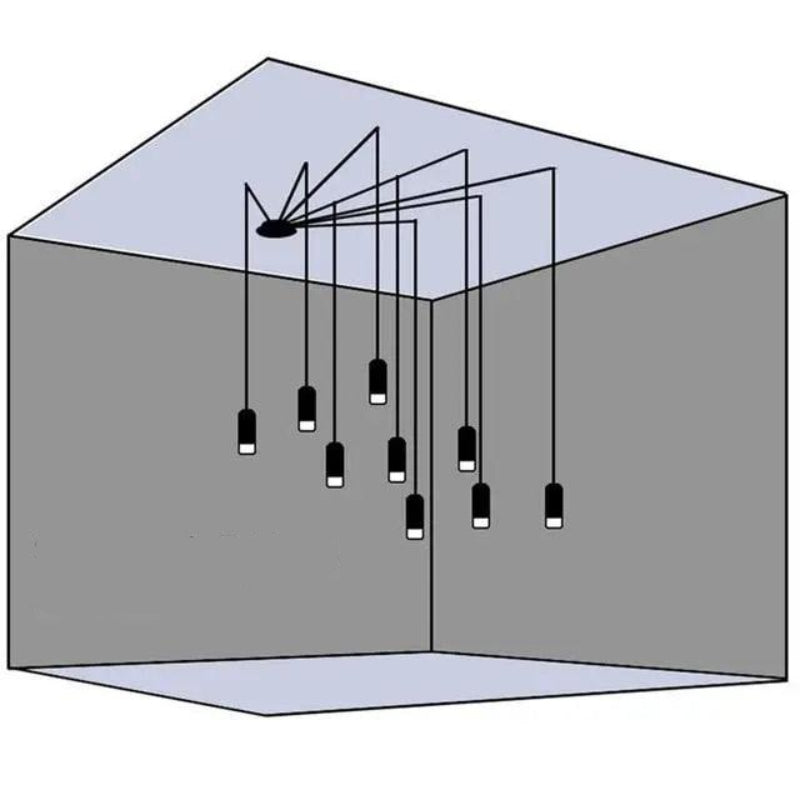 Elegant Justerbar LED Væglampe – Minimalistisk Design