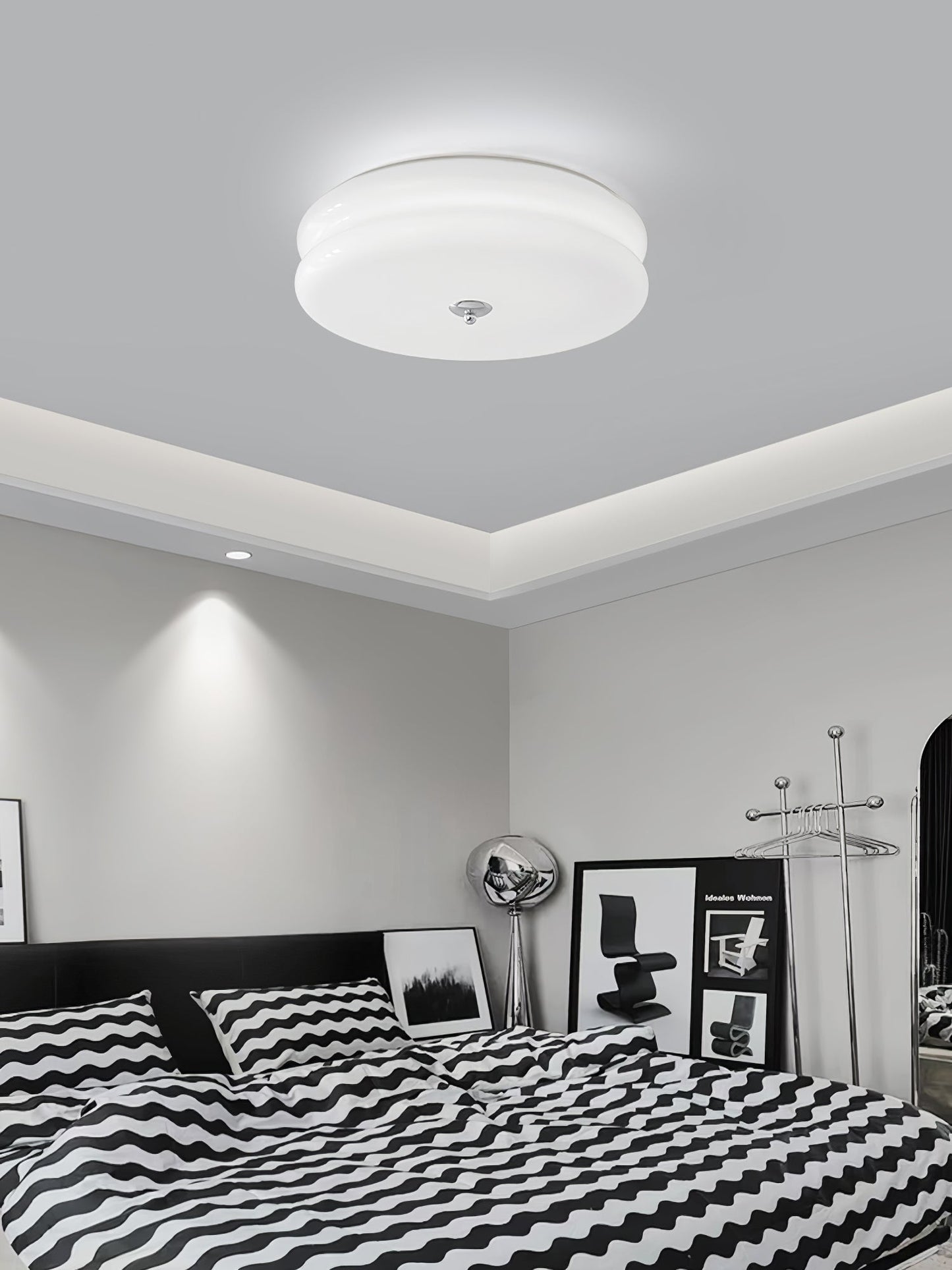 Moderne LED Loftslampe med Vintage Art Deco Design