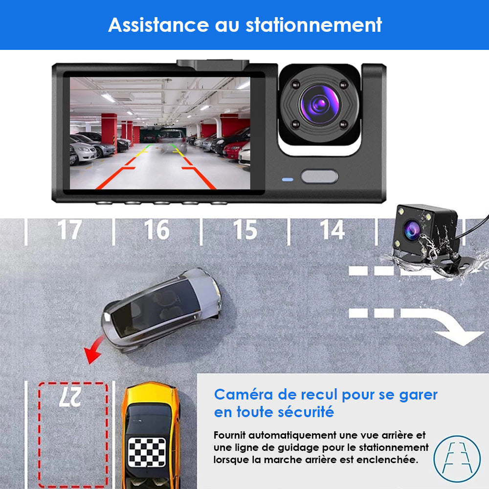 Dobbeltsystem til Front- og Bagkamera med Full HD