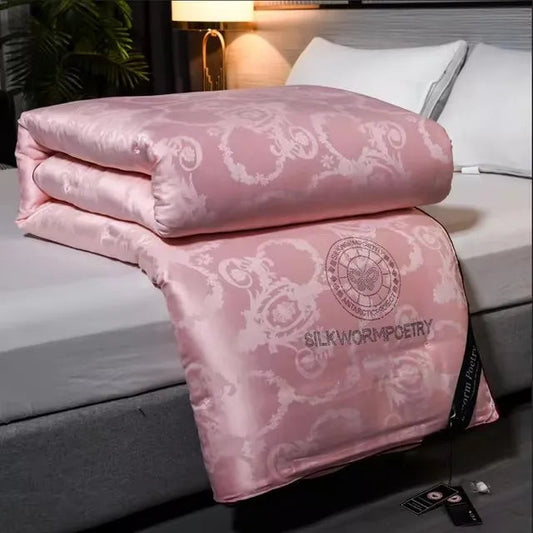 Luksus Sengetøj 155x220 i 100% Mulberry Silke til Vinter
