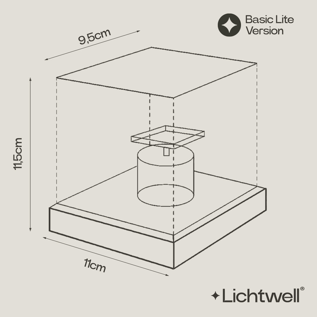 LED Projektorlampe med Beroligende Nordlysprojektion