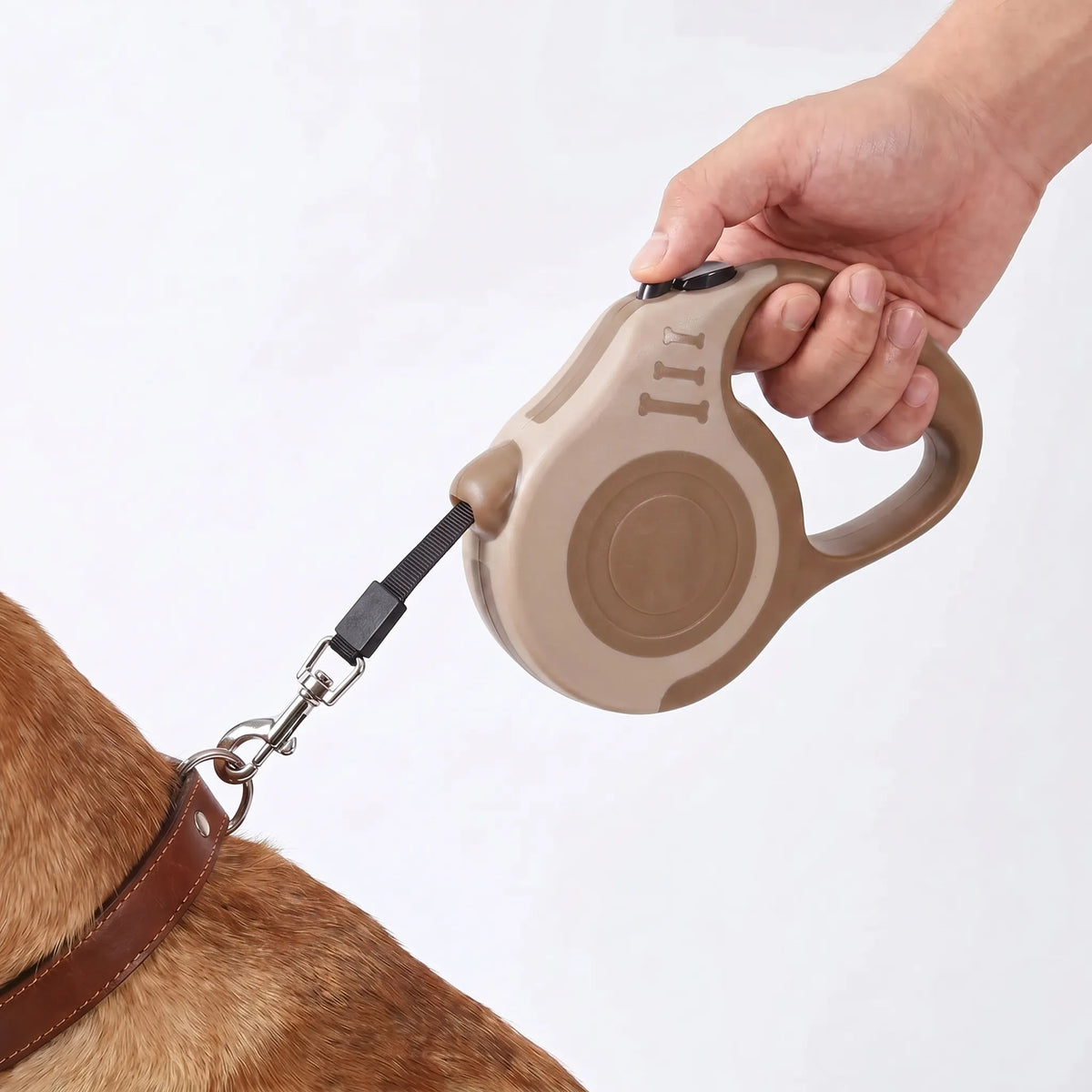 Automatisk Hundeline til Små Hunde - Inddragelig Design