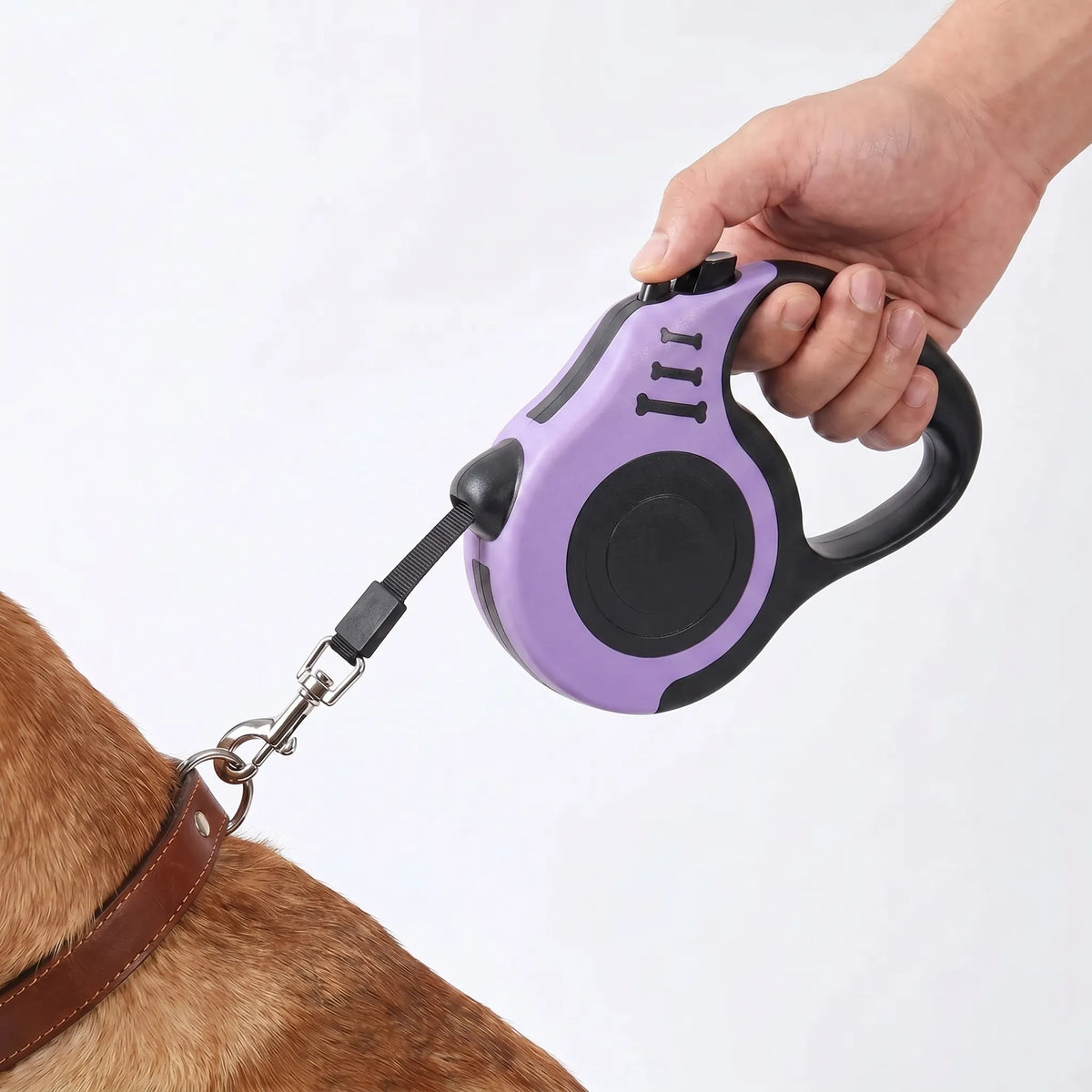 Automatisk Hundeline til Små Hunde - Inddragelig Design