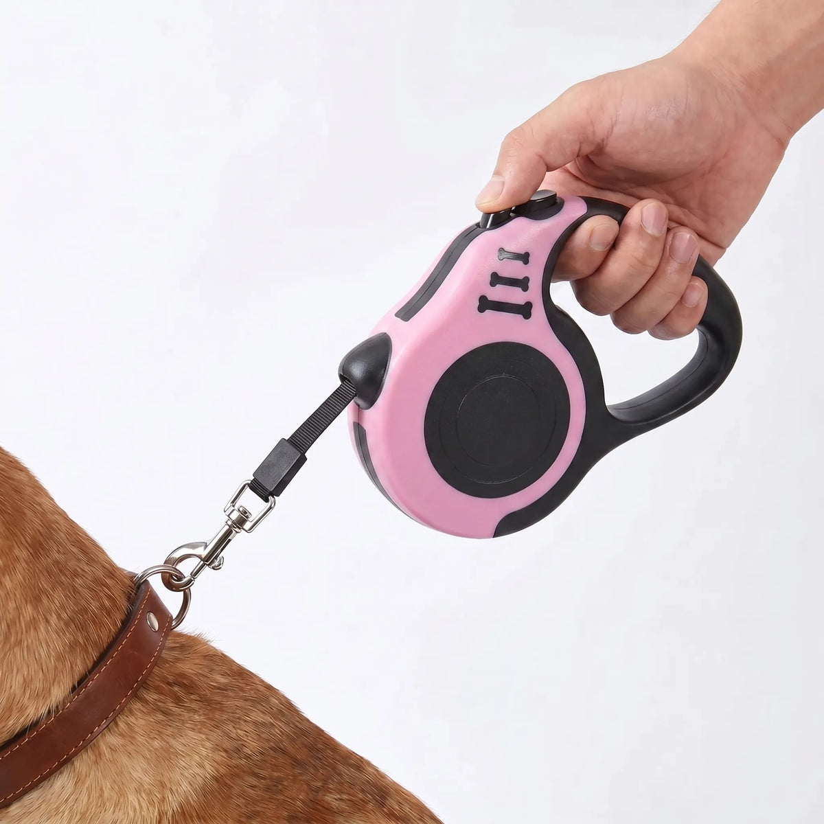 Automatisk Hundeline til Små Hunde - Inddragelig Design