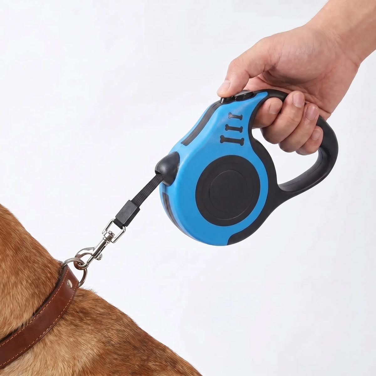 Automatisk Hundeline til Små Hunde - Inddragelig Design