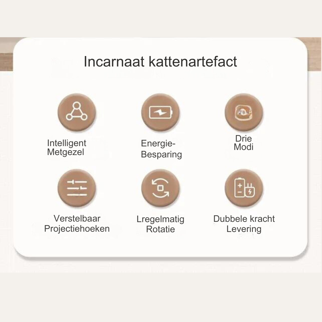 Interaktiv laserleksak till katt – Laserljus-lekmöjlighet