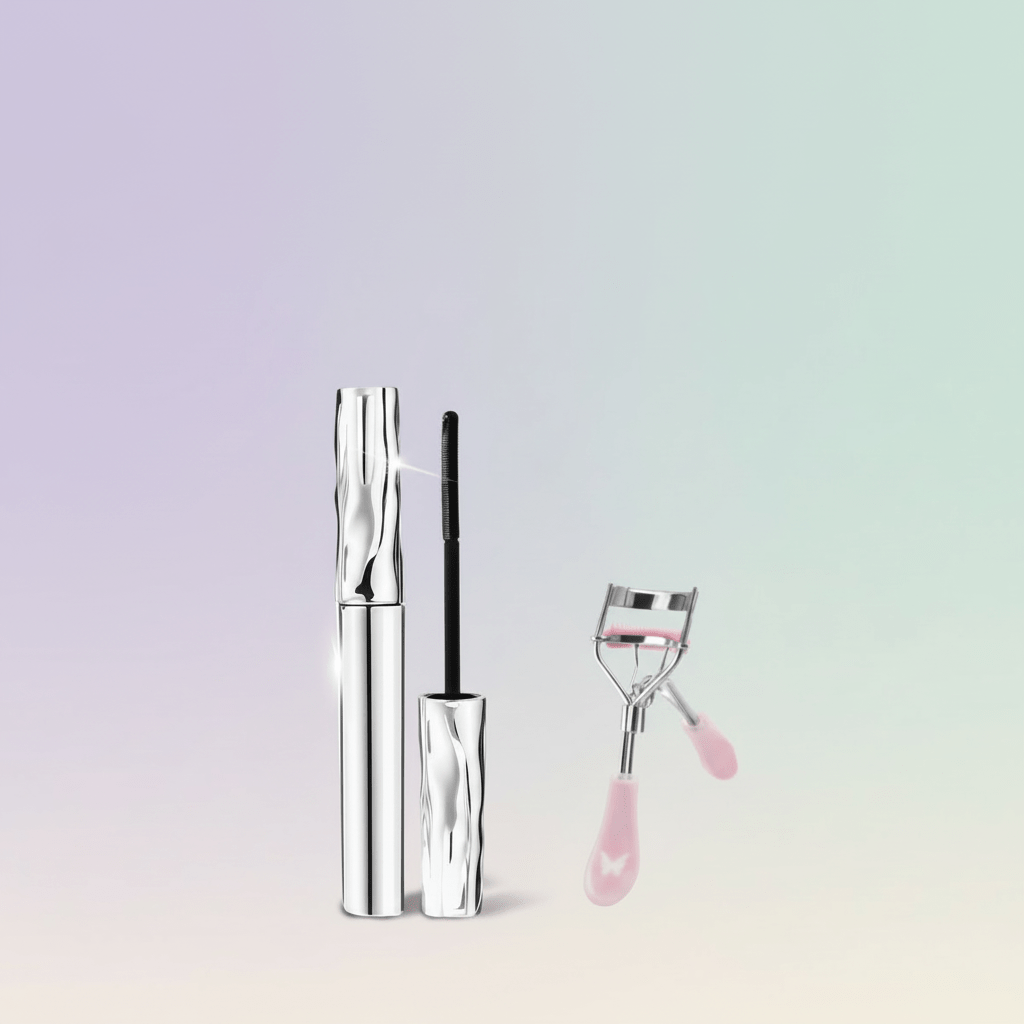 Vattenfast fiber-mascara med långvarig volym och böj