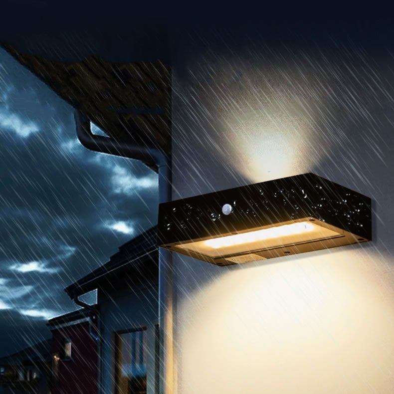 Solcells-LED-vägglampa – Snygg Belysning utan Strömförbrukning