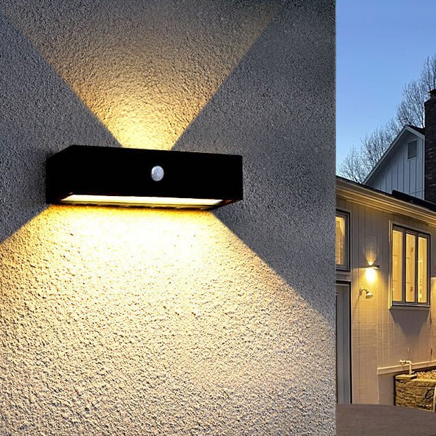 Solcells-LED-vägglampa – Snygg Belysning utan Strömförbrukning