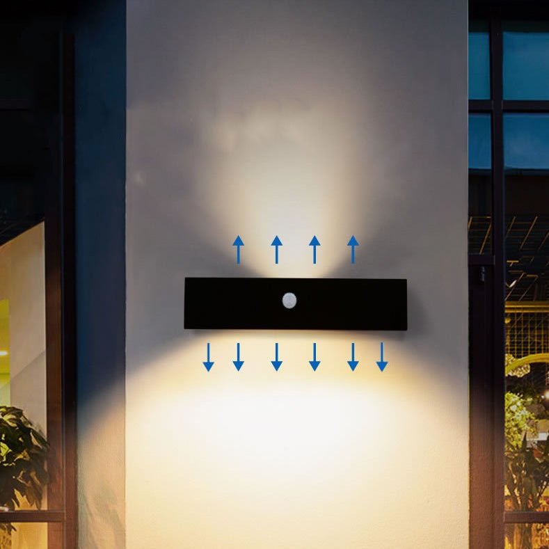 Solcells-LED-vägglampa – Snygg Belysning utan Strömförbrukning