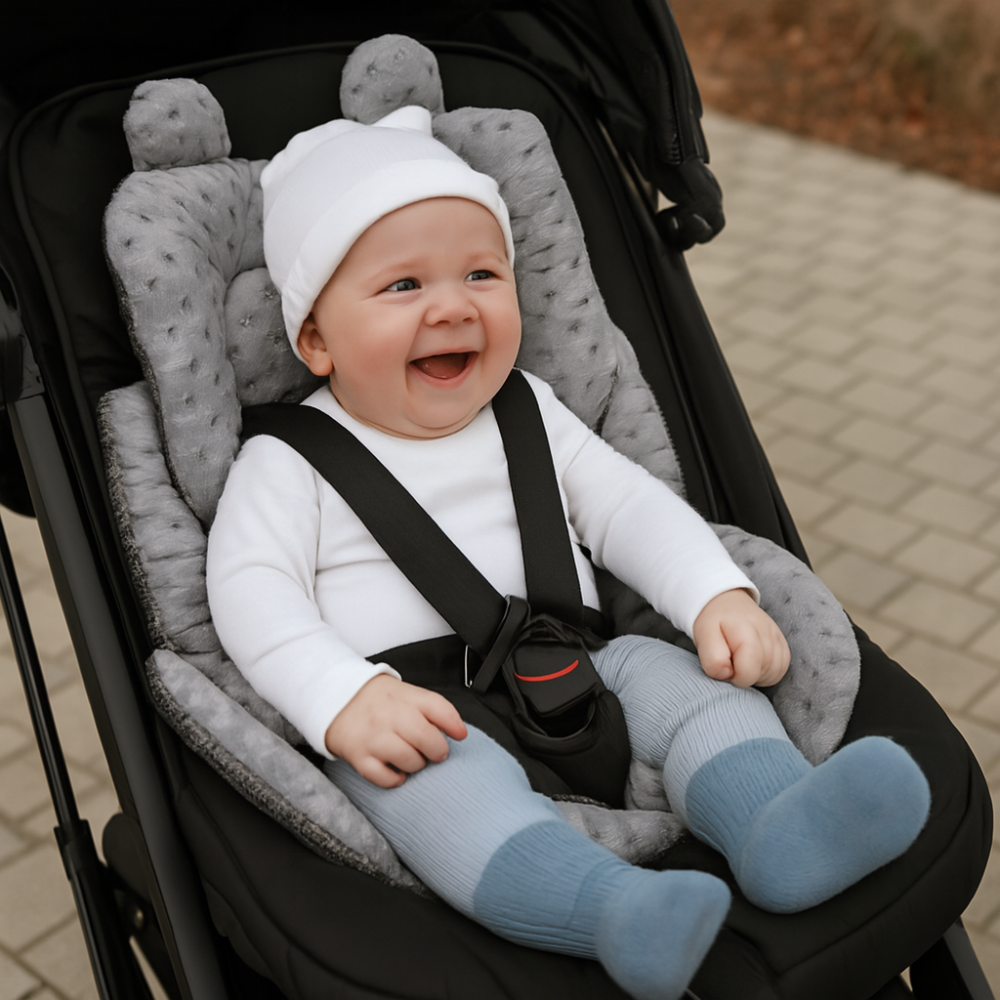 Siddemadrass til barnevogn, blød, åndbar, indlæg til babysæde