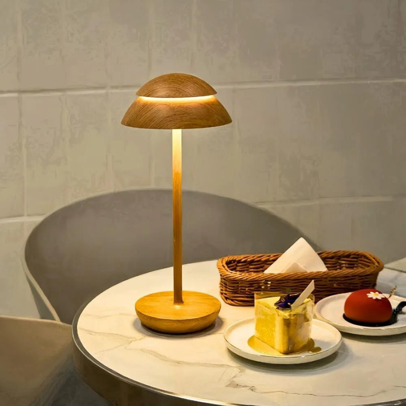 Trådløs Bordlampe med Genopladeligt Batteri til Alle Miljøer