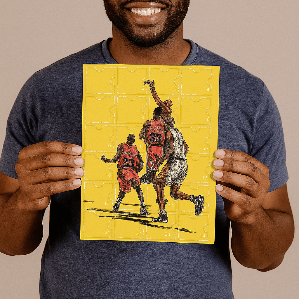 Adventskalender med Mini Basketball Legetøj - Perfekt til Fans