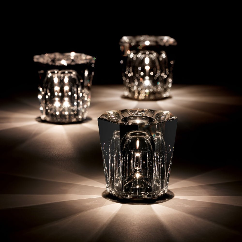 Trådløs LED Krystal Bordlampe - Elegant og Kabel-fri Belysning