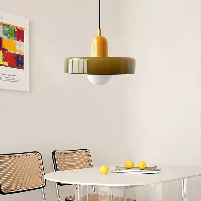 Färgrik Glaspendel med Modern Design för Hemmet