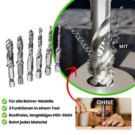 6x Bitshållare Set - Idealiska Bits för de tuffaste Borrningsuppgifterna