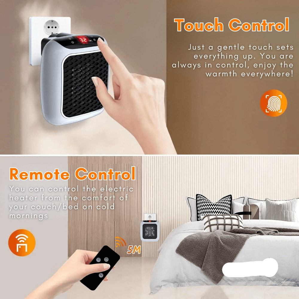 Væghængt Keramisk Varmeblæser - Hurtig og Energivenlig Varmeløsning