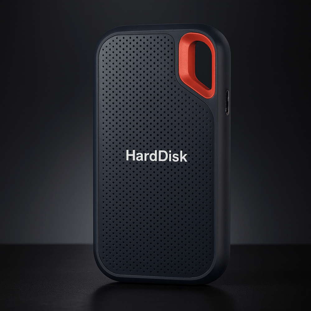 Bærbar SSD Ekstern Harddisk med Hurtig Filoverførsel