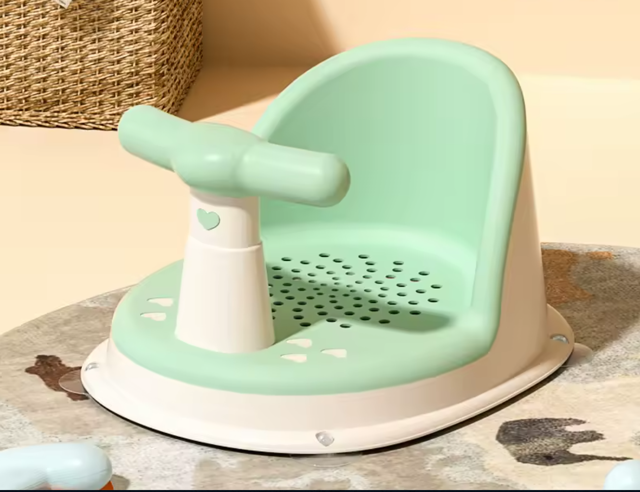 Säker och Bekväm Babybadhjälp - Lätt och Bärbar
