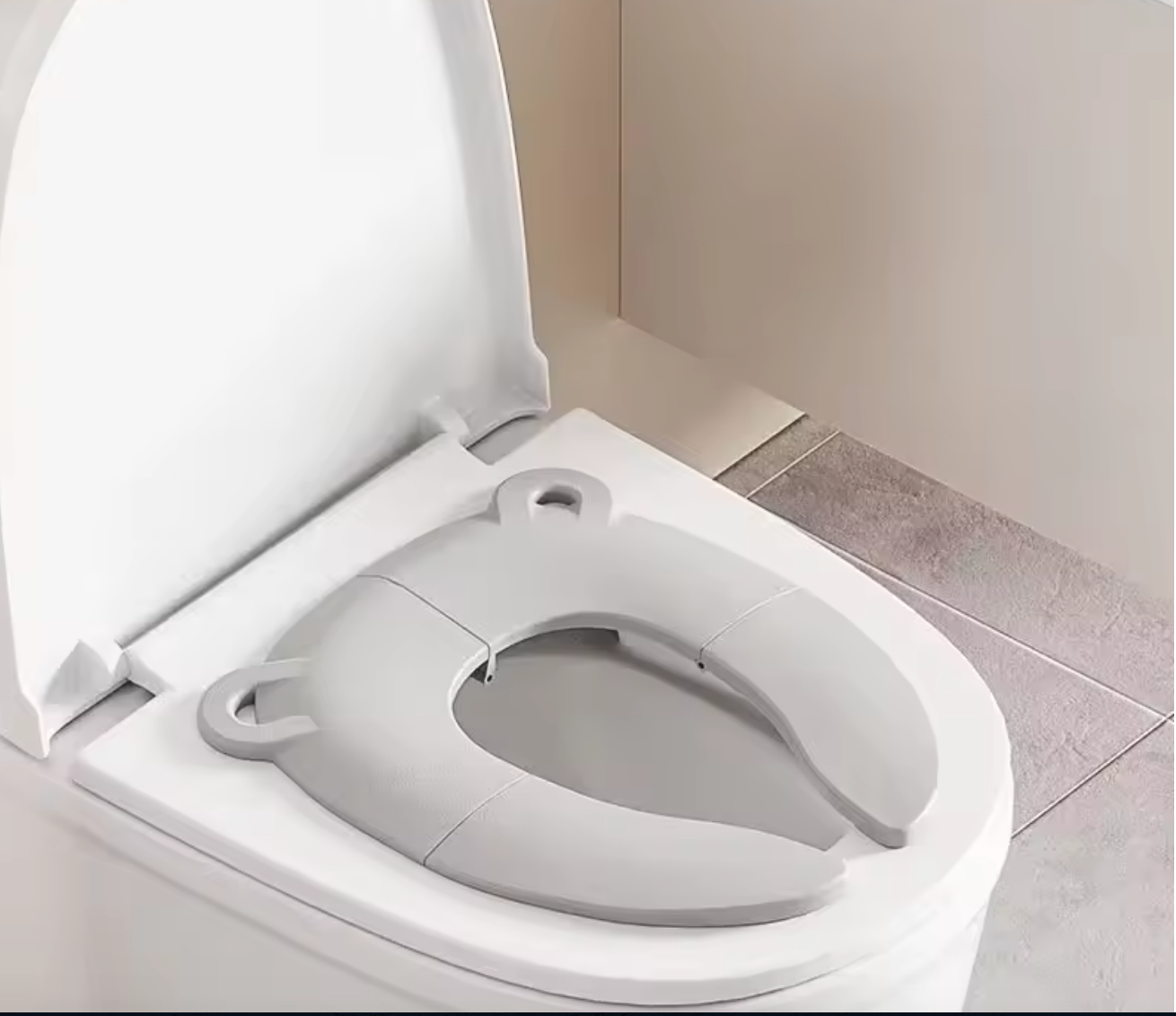 Bärbar hopfällbar barntoalettsits - Trygg & Hygienisk