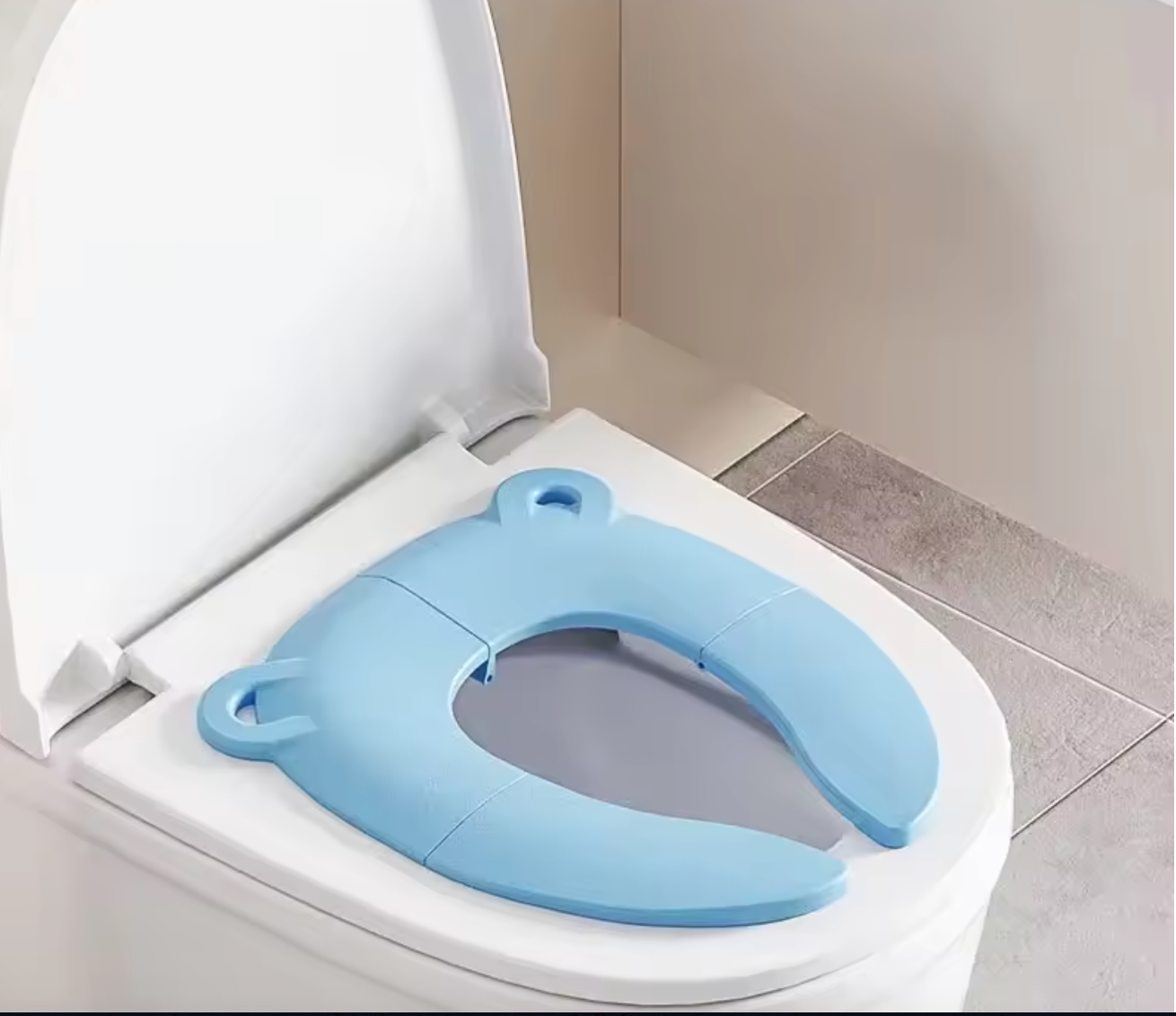 Bärbar hopfällbar barntoalettsits - Trygg & Hygienisk