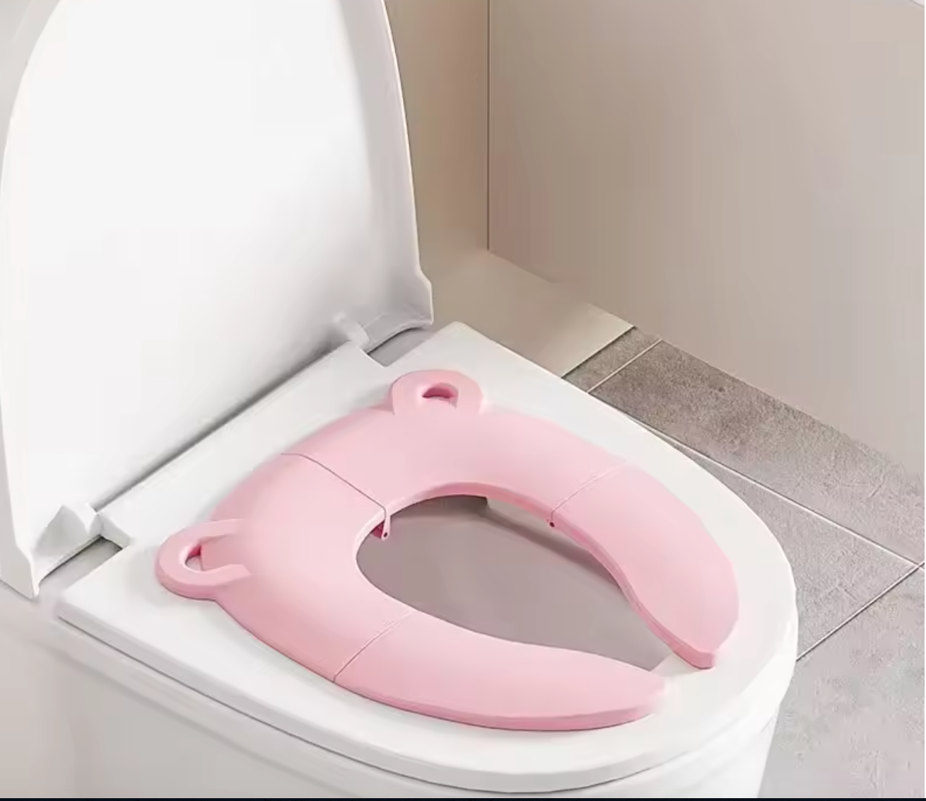 Bärbar hopfällbar barntoalettsits - Trygg & Hygienisk