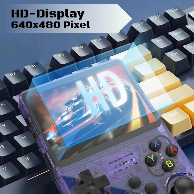 Bærbar Retro Konsol med 15,000 Spil og HD Display