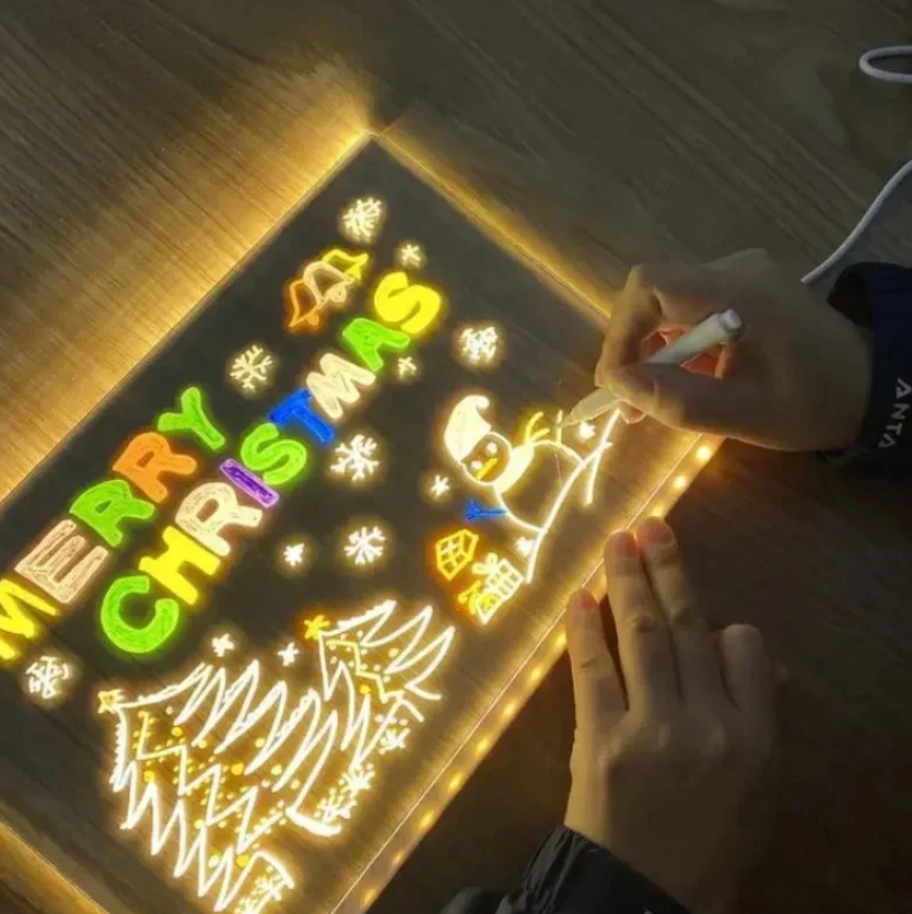 LED Tegnebræt til Børn – Kreativitet der Lyser op