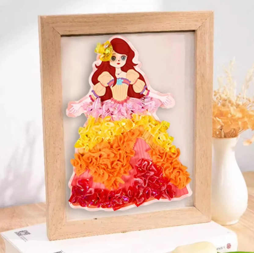 Kreativ prinsessdesignstudio för barns fantasi