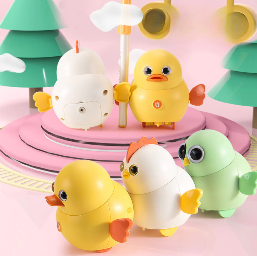 WobbleFriends Kycklingfamilj – Roligt och Lärorikt för Små Barn
