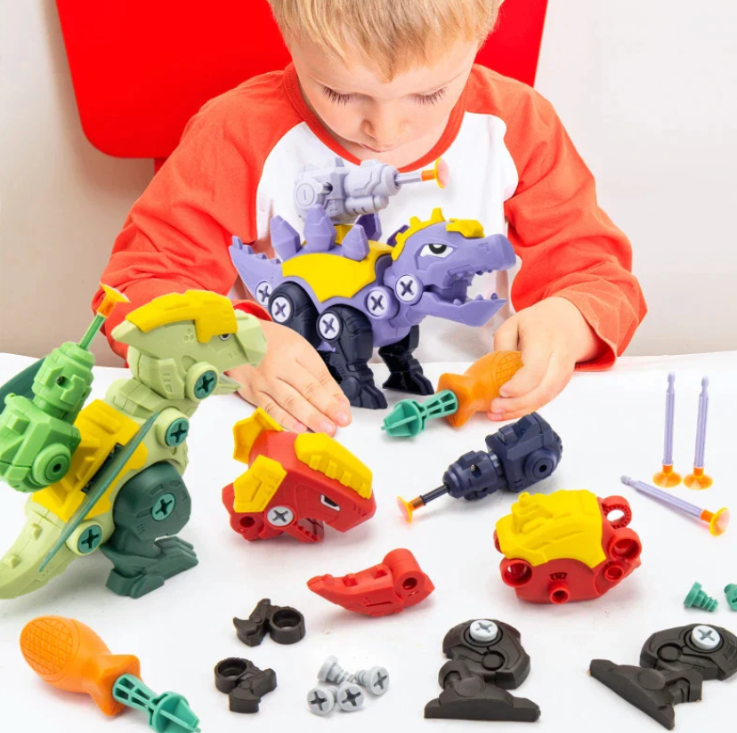 Bygg & Skjut Dinosaurieset för Kreativ Lek & Lärande