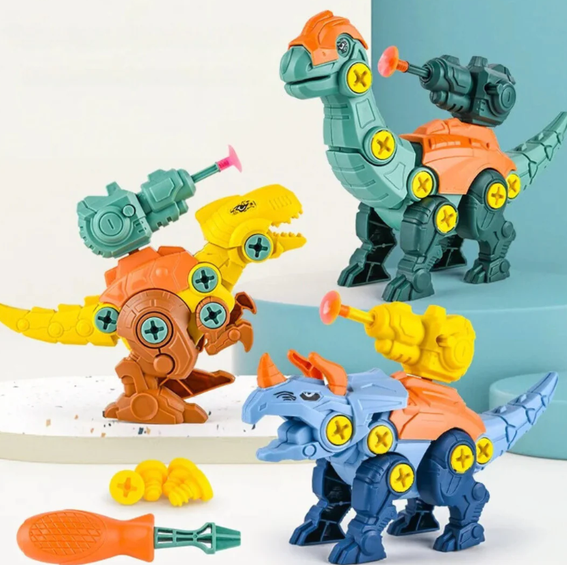 Bygg & Skjut Dinosaurieset för Kreativ Lek & Lärande