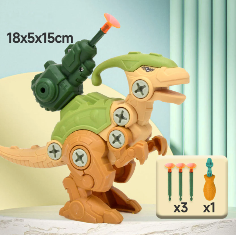 Bygg & Skjut Dinosaurieset för Kreativ Lek & Lärande