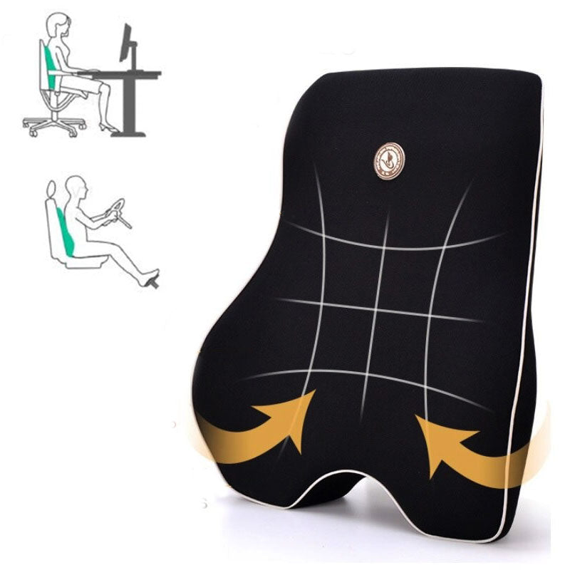 Ergonomisk ryggstödskudde för långvarig sittkomfort