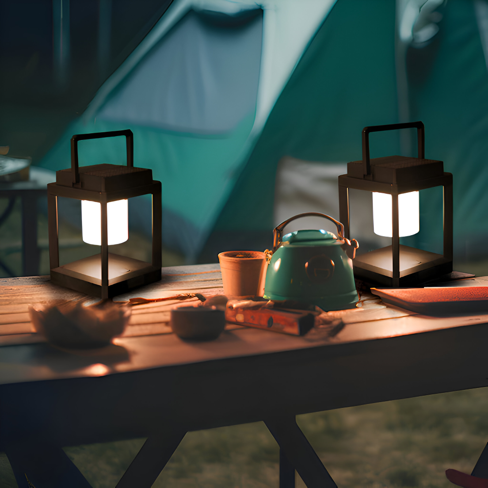 Solarlanterne med USB: Bæredygtig og Elegant Udendørsbelysning